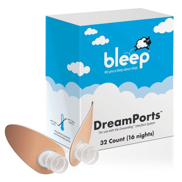 CPAP Bleep DreamPort Adhesive Patches - 32 count (16 Nights) Bleep