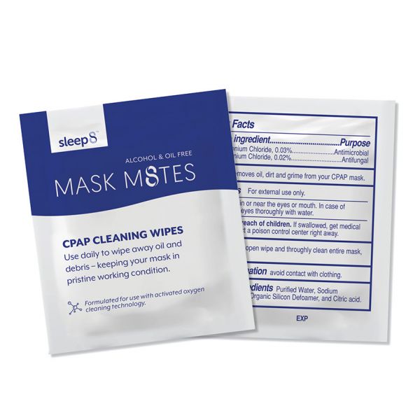 Sleep8 Mask M8tes CPAP Mask Cleansing Wipes - 30 Pack Medsolutely