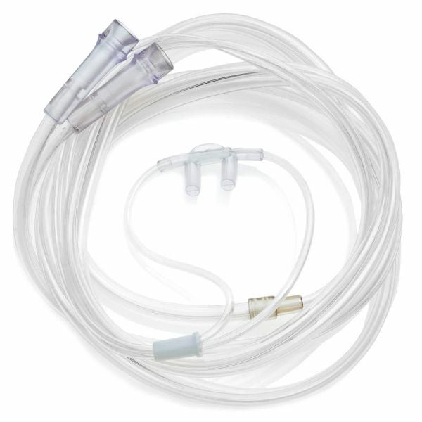 Conserving Nasal Cannula with 7 Foot Dual Lumen Supply Tubing Hudson RCI Sleep & Oxygen Products