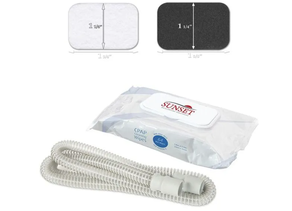 DeVilbiss Wipes, Tubing and Filters - Bundle Intellipap Drive DeVilbiss