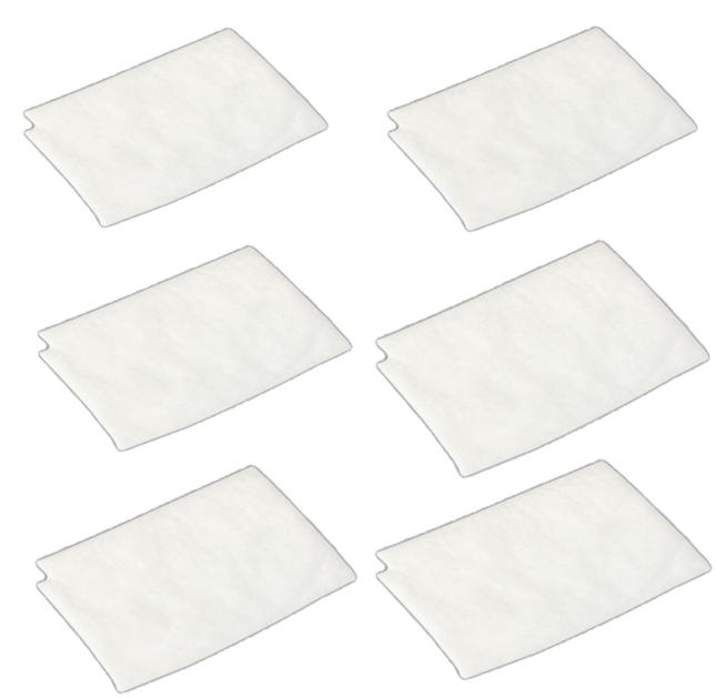 6 Pack Disposable Ultra-Fine Filters for Respironics Aria, Duet and Quartet, Virtuosa Philips Respironics