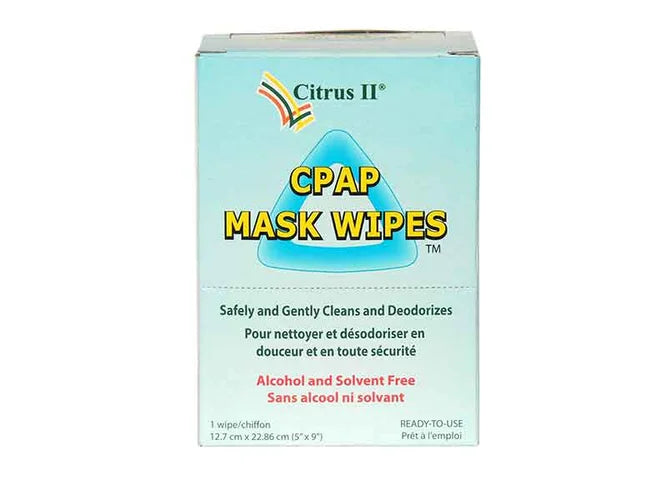 Travel Citrus II CPAP (12) Individually–Wrapped Wipes BEAUMONT PRODUCTS