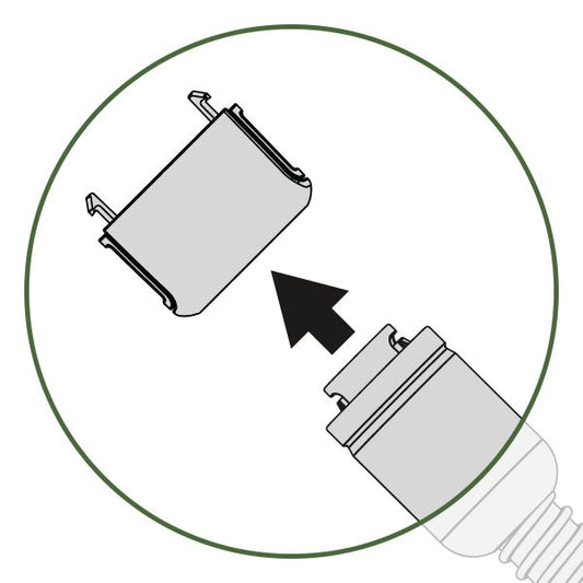 Non-Heated Tubing Connector Adapter in 12MM for Dream station 2 Series CPAP Machines Philips Respironics