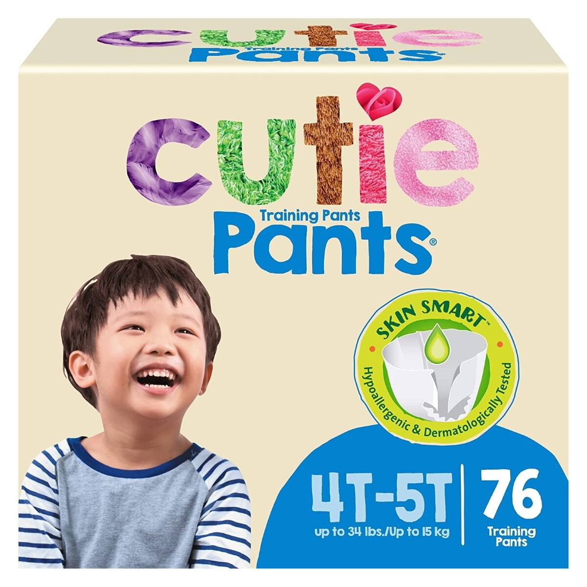 Cutie Training Pants, Boys, 4T/5T Medsolutely