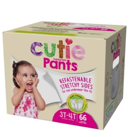 Cutie Training Pants, Girls, 3T/4T Medsolutely