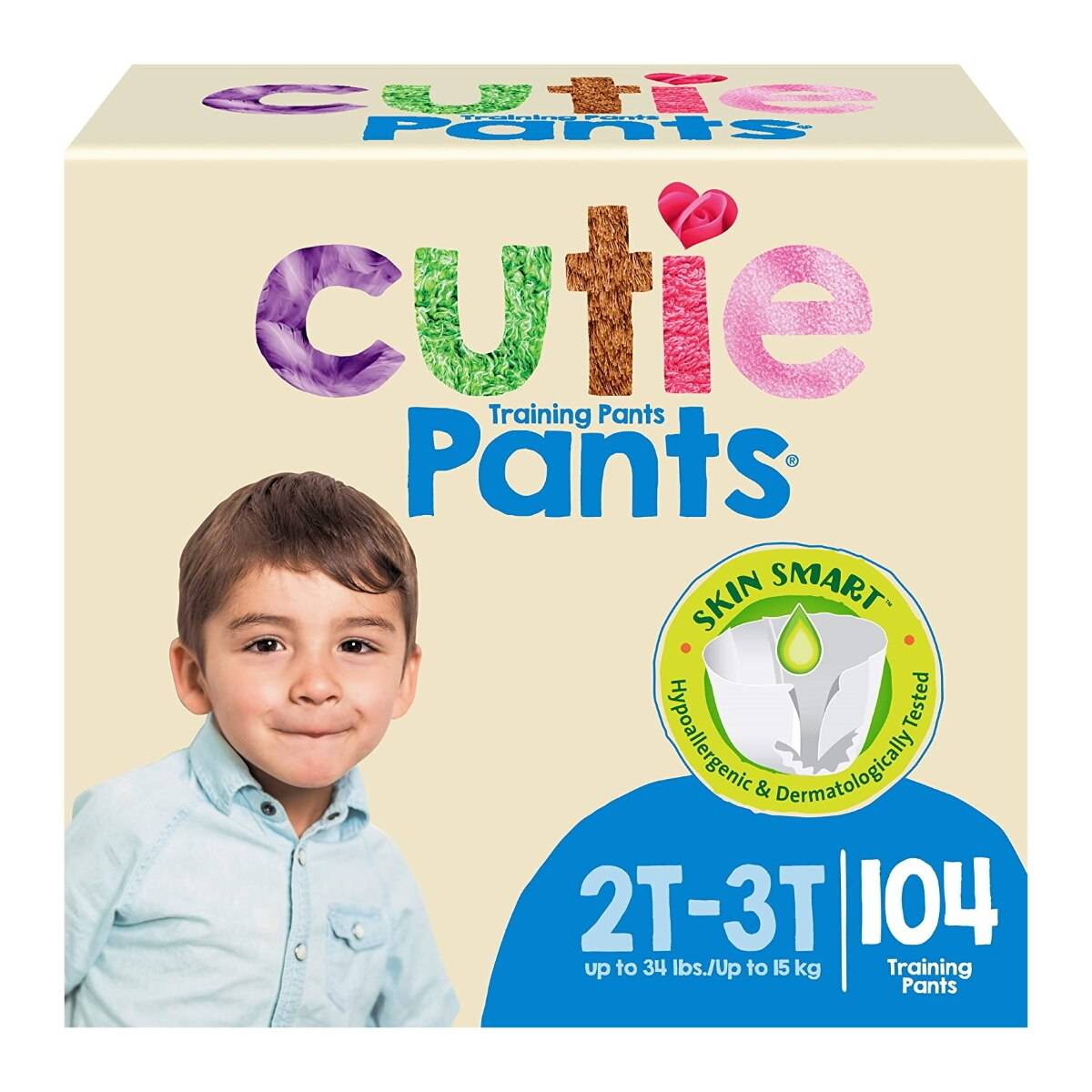 Cutie Training Pants, Boys, 2T/3T Medsolutely