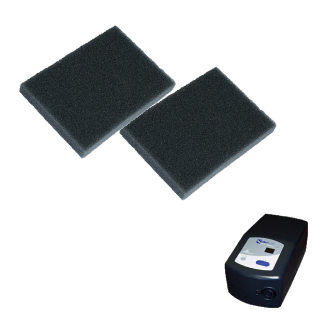 Reusable Foam Filters for Respironics Aria-Virtuosa-Duet and Quartet 2PK Philips Respironics