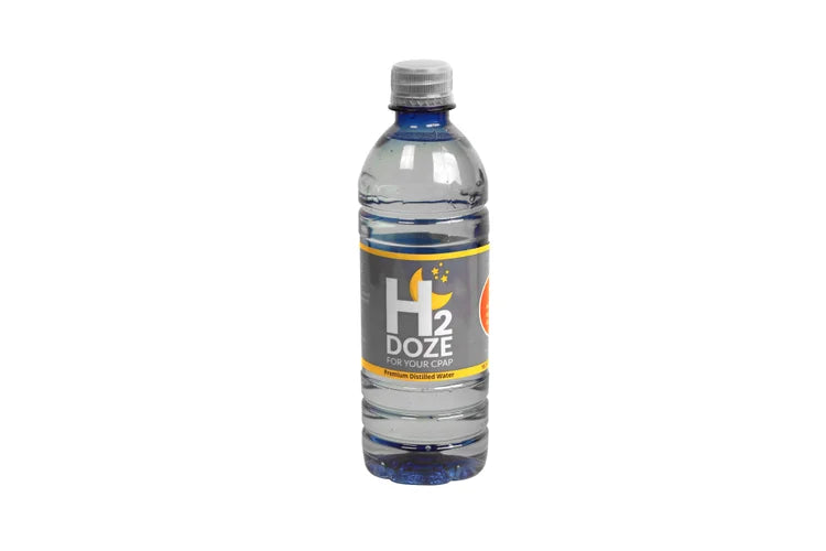 H2Doze Distilled Water for CPAP Humidifiers Travel Bottle - 16.9 Ounce H2DOZE