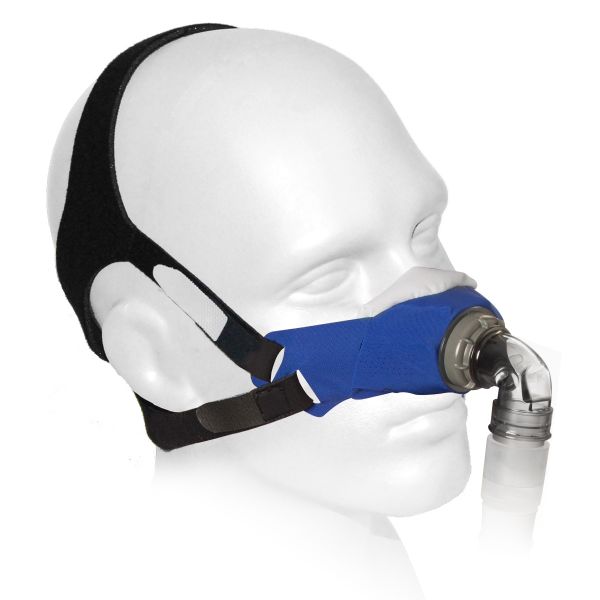 SleepWeaver 3D Soft Cloth Nasal CPAP Mask with Headgear (Includes FeatherWeight Tube Free) Circadiance