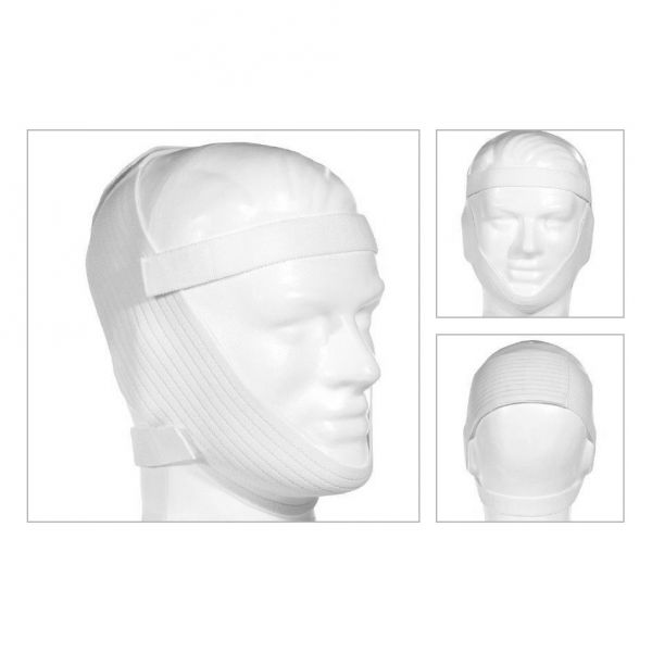 New Super Deluxe White Chinstrap for CPAP Therapy