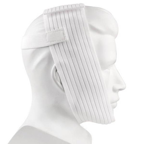 New Super Deluxe White Chinstrap for CPAP Therapy