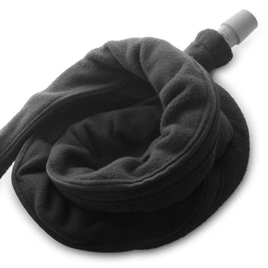 New Tender Tube Reversable Soft Fleece BiPAP & CPAP Hose Cover (6-Foot Black ) Captive Technologies