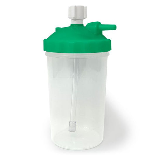 Green Lid Bubble Humidifier Bottle for Various Oxygen Concentrators WestMed